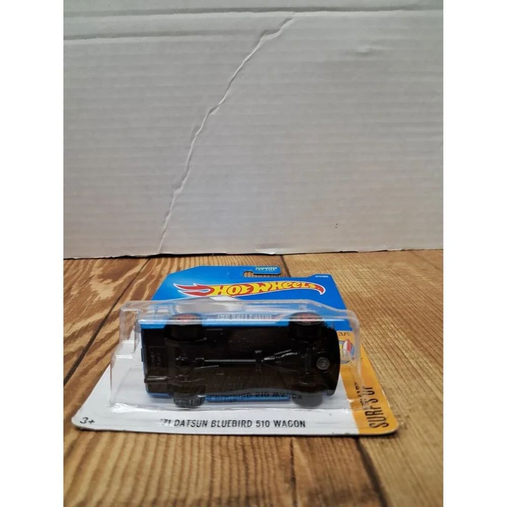 Hot Wheels '71 Datsun Bluebird 510 Wagon Blue Surf's Up 3/5 JNC Surf Patrol NEW